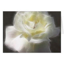 White Rose 2 Macro Angelic Greeting Card
