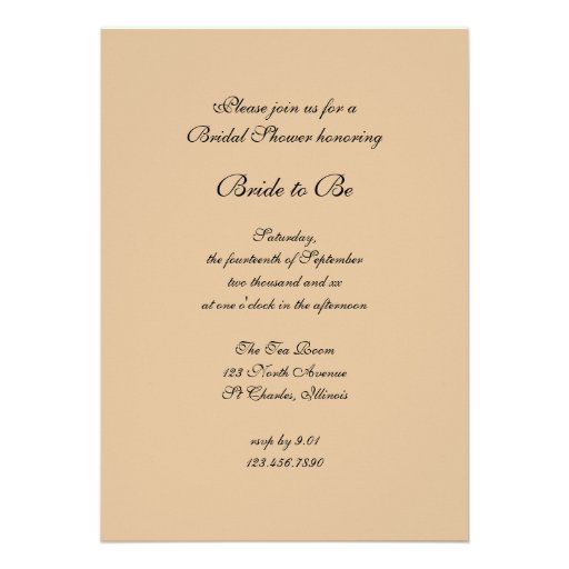 White Rose and Pearl Bridal Shower Invitation