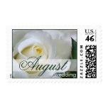 White Rose • August Wedding Stamp