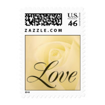 White Rose Bridal Love Stamp stamps