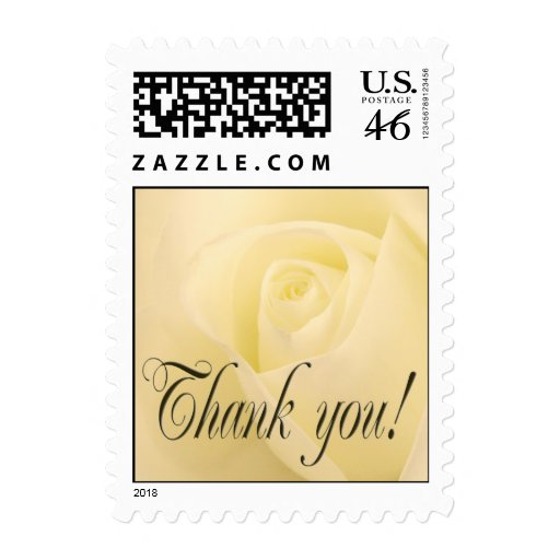 White Rose Bridal Thank you Postage