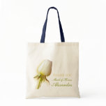 white rose bud wedding maid of honor bag bags