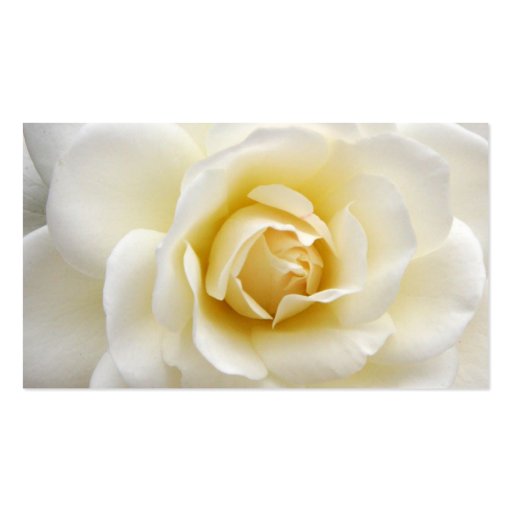 White Rose Business Card Templates (back side)