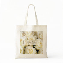 White Rose Elegance Template Bag