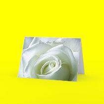 White Rose Formal Invitation cards