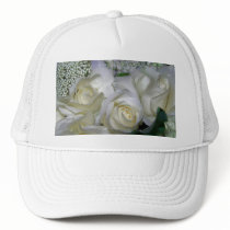 White Rose_ Mesh Hat