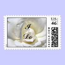 White Rose, I Do postage