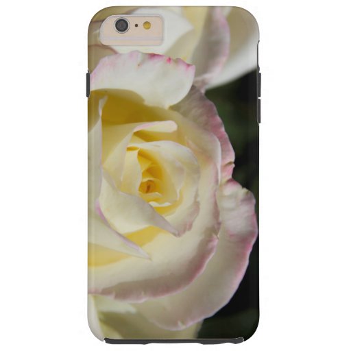 White rose iphone 6 Plus tough case Zazzle