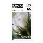 White Rose • July Wedding Stamp