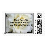 White_Rose,     Never Give Up   Let's Find a Cu... postage