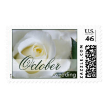 White Rose • October Wedding Stamp by SabineStGreetings White Rose • October Wedding Stamp