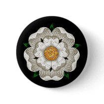White Rose of York buttons by opheliasart White Rose of York buttons