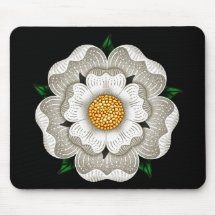 White Rose of York Mousepad