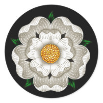 White Rose of York stickers