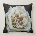 White Rose Pillow
