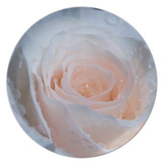 White Rose Plate plate