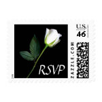 White Rose RSVP stamps