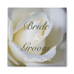 White Rose • Save the Date Magnet