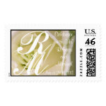 White Rose Save the Date Stamp