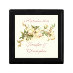 White rose spray gift box