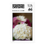 White rose stamp