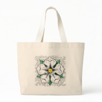White Rose Tote Bag
