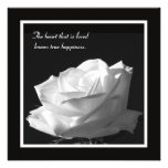 White Rose Vow Renewal Invitation