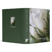 White Rose %u2022 Wedding Plans Binder binder