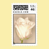 White Rose Wedding Stamp stamps