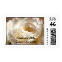 White Rose Wedding Stamp