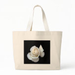 White Rose Wedding Stationery Canvas Bags