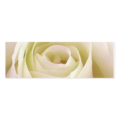 White Rose Wedding Website cards Business Card Template (back side)
