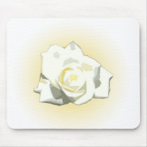 White Rose/Yellow mousepads