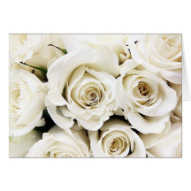 White Roses Card