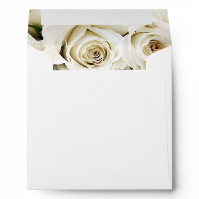 White Roses Envelopes
