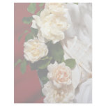 White roses custom letterhead