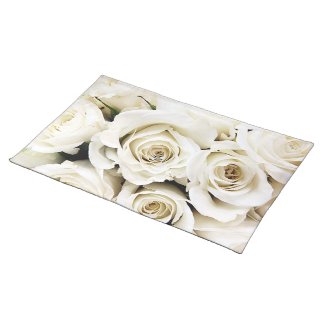White Roses Placemat