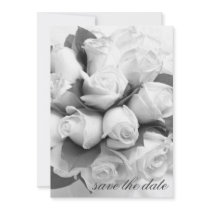 White Roses Save the Date Announcement
