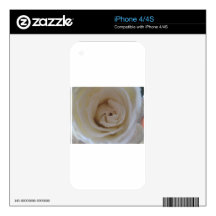 White Roses Skin For iPhone 4S