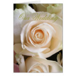 White Roses Wedding Invitation cards