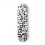 White Roundtangle Skateboard 3