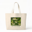 jumbotote - White Rudbeckia flowers, perfect for a Gardener or Flower lover.