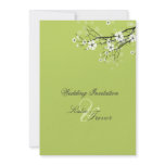 White Sakura Blossoms Invitations