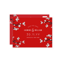 White Sakuras Save-the-Date / Announcement / TQ / postcards
