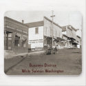 White Salmon Washington circa 1900 mousepad