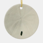 White Sand Dollar Christmas Tree Ornament