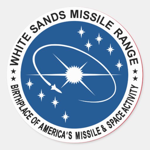 White Sands Missile Range Classic Round Sticker Zazzle