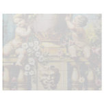 white Scene with cherubs, Santa Ana Square, Madrid Custom Letterhead
