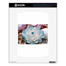 White Sea Glass Flower NOOK Skins