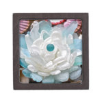 White Sea Glass Flower Premium Gift Box